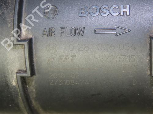 Mass air flow sensor ALFA ROMEO MITO (955_) 1.3 MultiJet (955AXP1A, 955AYC1A) | BP16781957M95 
