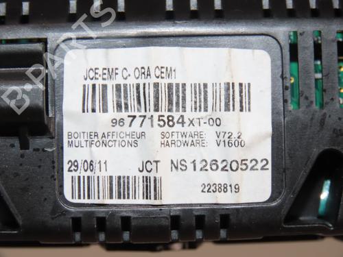 Display CITROËN C3 II (SC_) 1.4 HDi 70 (SC8HZC, SC8HR0, SC8HP4) | BP32200513C48 - Image 3