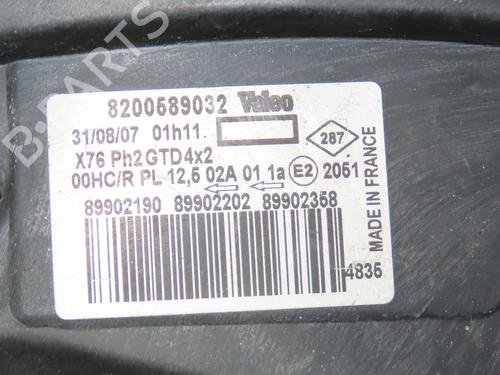 Left headlight RENAULT KANGOO (KC0/1_) 1.5 dCi | BP23164835C28