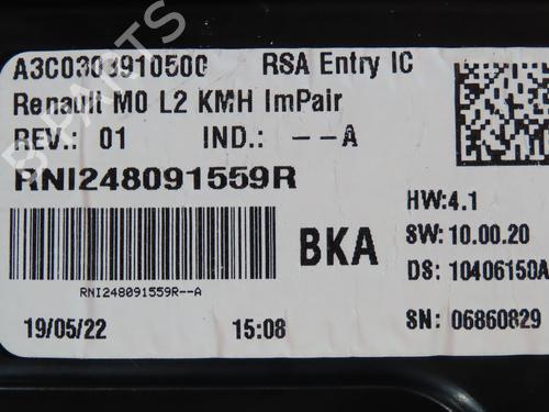 Instrument cluster RENAULT EXPRESS Box Body/MPV 1.5 Blue dCi 95 (F6AB) | BP27602809C47