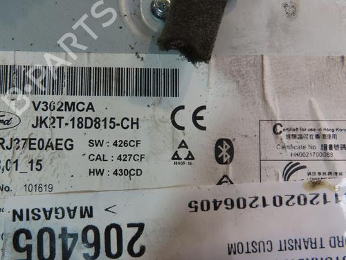 radio-ford-transit-custom-v362-van-fy-fz-2012-25300205 main image