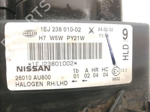 Used Right headlight NISSAN PRIMERA (P12) 2.2 Di (126 hp) 23164659