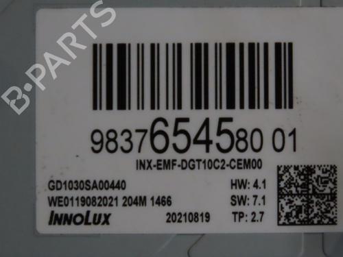 Display monitor PEUGEOT 308 III (FB_, FH_, FP_, F3_, FM_) BlueHDi 130 (FBYHZL, FBYHZT) | BP29380419C48 