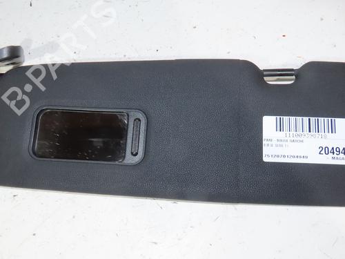Used Left sun visor BMW 1 Coupe (E82) 118 d (136 hp) 24489567