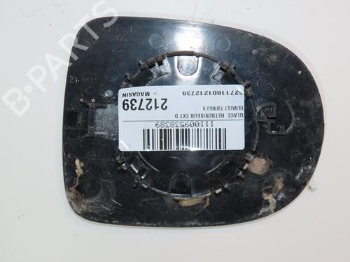 Used Right mirror glass RENAULT TWINGO II (CN0_) 1.2 16V (CN04, CN0B) (75 hp) 29442413