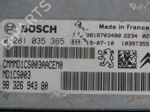 Engine control unit (ECU) PEUGEOT 208 I (CA_, CC_) 1.5 BlueHDI 100 | BP26310992M57