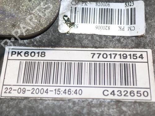 Gearbox RENAULT LAGUNA II (BG0/1_) 1.9 dCi (BG08, BG0G) | BP31843824M3