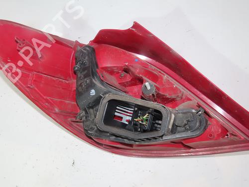 Used Right taillight PEUGEOT 207 (WA_, WC_) 1.4 HDi (68 hp) 29016648