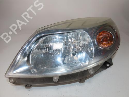 Left headlight DACIA SANDERO 1.4 MPI LPG | BP28572664C28