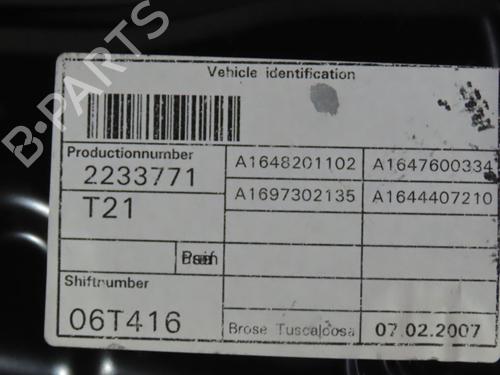 Rear left window mechanism MERCEDES-BENZ M-CLASS (W164) ML 420 CDI 4-matic (164.128) | BP29740302C24 