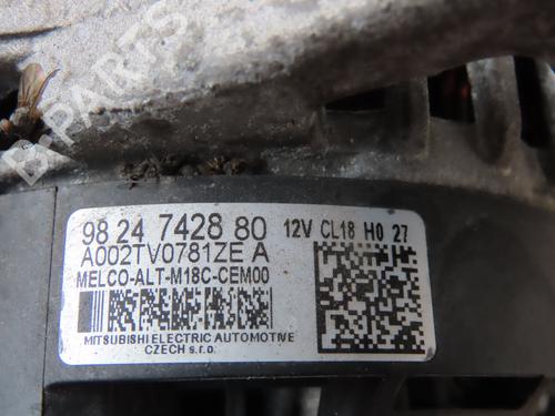 Used Alternator CITROËN BERLINGO (ER_, EC_) 1.5 BlueHDi 130 (ECYHZJ, ECYHZR) (131 hp) 19123771