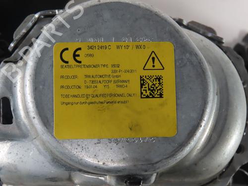 Front left seatbelt RENAULT TWINGO III (BCM_, BCA_) 1.0 SCe 70 | BP40026766I26 - Image 3
