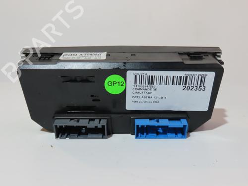 AC Styreenhet / Manøvreringsenhet OPEL ASTRA H (A04) 1.7 CDTI (L48) | BP18104454I5 