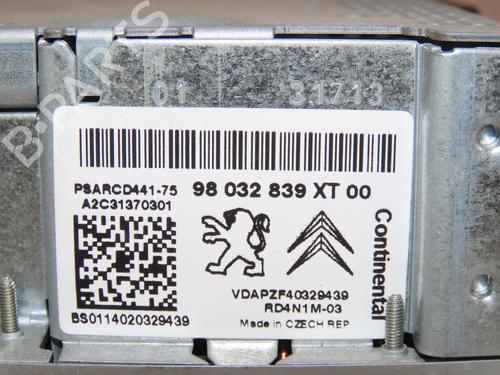 Radio CITROËN C3 II (SC_) 1.4 HDi 70 (SC8HZC, SC8HR0, SC8HP4) | BP24487966E6 