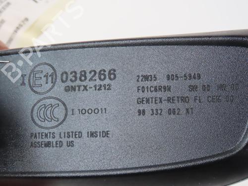 Rear mirror CITROËN C5 AIRCROSS (A_) 1.6 Hybrid 225 (A45GFR) | BP38410523I6 - Image 4
