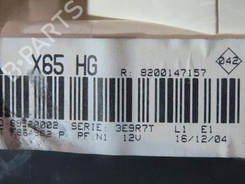 AC-Styringsenhed/Manøvreenhed RENAULT CLIO II (BB_, CB_) 1.5 dCi (B/CB07) (65 hp) 28712474