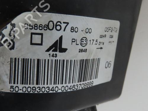 Used Left headlight PEUGEOT 206+ (2L_, 2M_) 1.4 HDi eco 70 (68 hp) 30893010