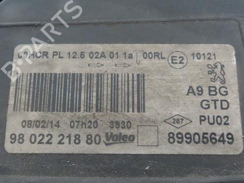 Left headlight PEUGEOT 208 I (CA_, CC_) 1.4 HDi | BP28833579C28 