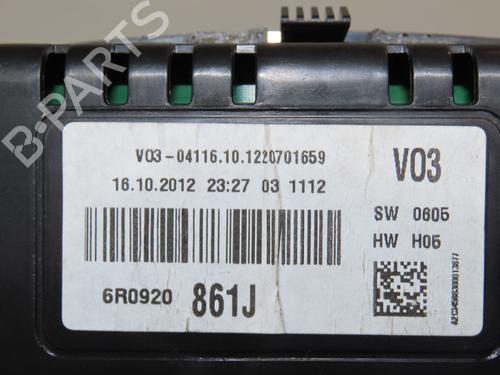 Instrument cluster VW POLO V (6R1, 6C1) 1.6 TDI | BP24487823C47 