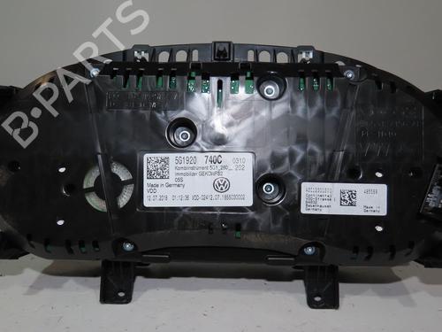 Used Instrument cluster VW GOLF VII (5G1, BQ1, BE1, BE2) 1.4 TSI MultiFuel (125 hp) 24487819