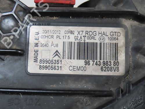 Left headlight CITROËN C5 III (RD_) 2.0 HDi 165 (RDRHHA, RDRHH8) | BP31055524C28