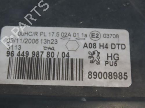 Right headlight PEUGEOT 1007 (KM_) 1.6 HDi | BP28309992C29 