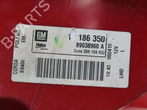 Used Left taillight OPEL CORSA D (S07) 1.3 CDTI (L08, L68) (75 hp) 28121173