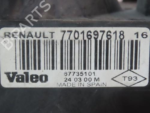 Right headlight RENAULT CLIO II (BB_, CB_) 1.2 (BB0A, BB0F, BB10, BB1K, BB28, BB2D, BB2H, CB0A,... | BP28068220C29 