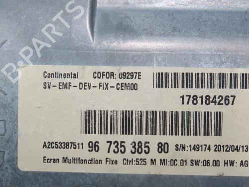 Instrument cluster CITROËN C4 Picasso I MPV (UD_) 1.6 HDi 110 | BP24487818C47