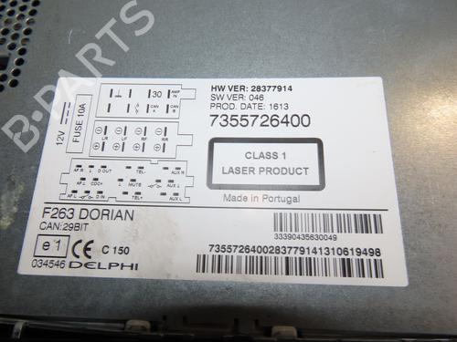 Radio OPEL COMBO Box Body/MPV (X12) 1.6 CDTI (B05) | BP20299718E6