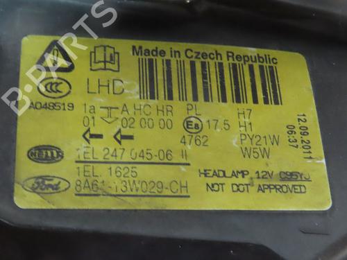 Højre forlygte FORD FIESTA VI (CB1, CCN) 1.6 TDCi (95 hp) 28526459