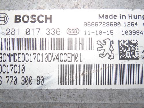 Used Engine control unit (ECU) PEUGEOT 207 (WA_, WC_) 1.4 HDi (68 hp) 24919422