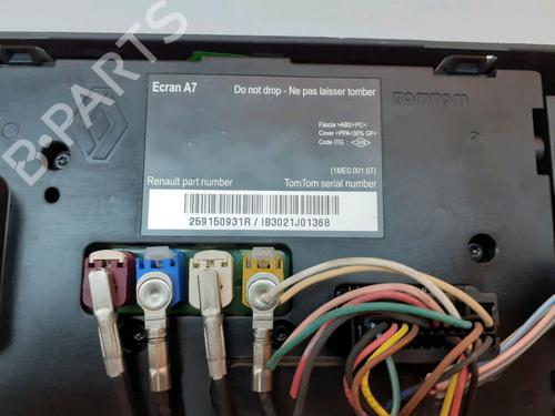 Used Display monitor Display monitor RENAULT MEGANE III Coupe (DZ0/1_) 1.5 dCi (DZ09, DZ0D, DZ1F, DZ1G, DZ14, DZ29) (110 hp) 9010353 9010353