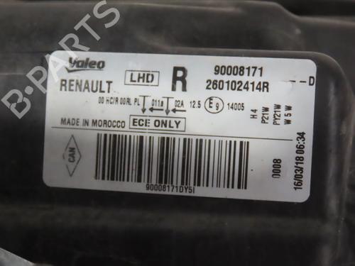 Right headlight DACIA DOKKER MPV (KE_) 1.6 LPG | BP30093259C29