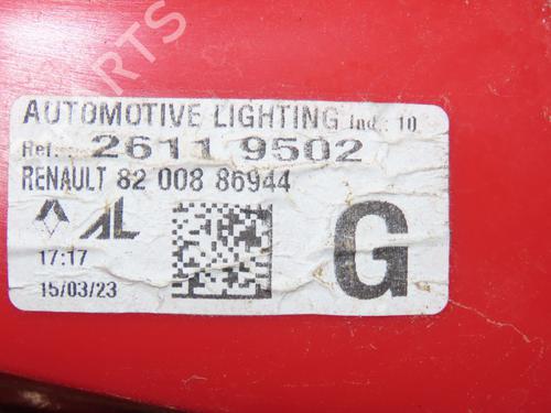 Left taillight RENAULT CLIO III (BR0/1, CR0/1) 1.5 dCi | BP29819248C34