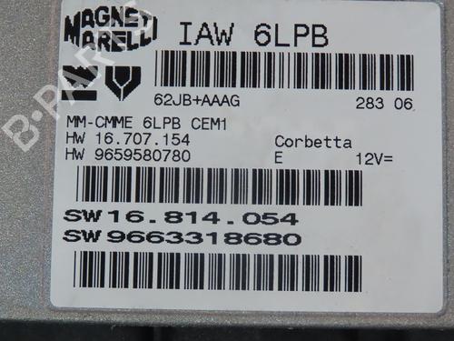 Engine control unit (ECU) PEUGEOT 307 CC (3B) 2.0 16V | BP26227802M57 