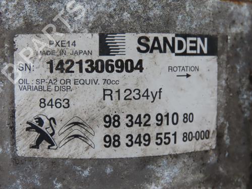 AC compressor PEUGEOT 308 II (LB_, LP_, LW_, LH_, L3_) 1.5 BlueHDi 130 | BP29740160M34