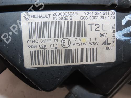 Left headlight RENAULT CAPTUR I (J5_, H5_) 1.5 dCi 90 (J5N4, J5M5, J5MW, J5M6, J5AL, J5AJ) | BP40484567C28 - Image 6