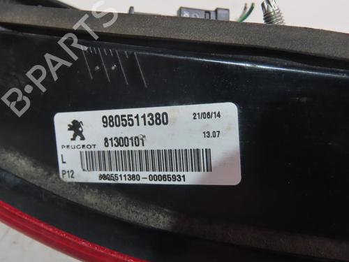 Used Left tailgate light PEUGEOT 3008 I MPV (0U_) 1.6 HDi (114 hp) 19271780
