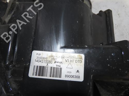 Right headlight CITROËN C8 (EA_, EB_) 2.0 HDi | BP19529598C29