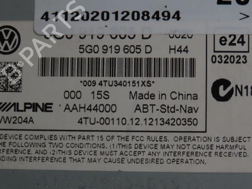 radio-vw-golf-vii-5g1-bq1-be1-be2-2012-2013-2014-2015-2016-2017-2018-2019-2020-2021-27581110 main image