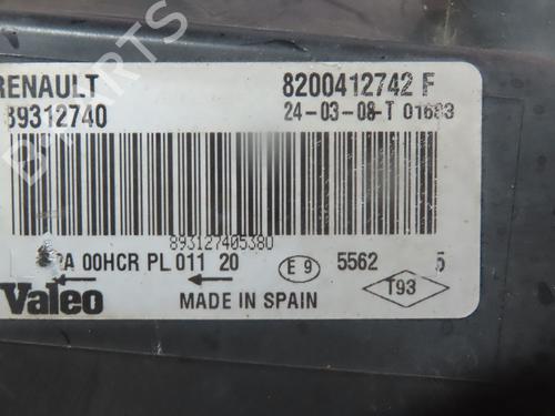 Right headlight RENAULT MEGANE II (BM0/1_, CM0/1_) 1.5 dCi (BM1E, CM1E) | BP30630217C29 