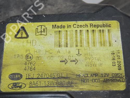 Used Left headlight FORD FIESTA VI (CB1, CCN) 1.4 TDCi (68 hp) 24822388