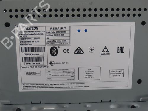 Radio RENAULT TWINGO III (BCM_, BCA_) 1.0 SCe 75 | BP40484398E6 - Image 2