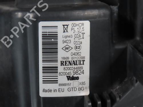 Used Left headlight RENAULT CLIO III (BR0/1, CR0/1) 1.5 dCi (C/BR0G, C/BR1G) (68 hp) 31140947