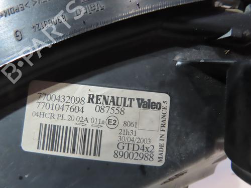 Faro izquierdo RENAULT SCÉNIC I MPV (JA0/1_, FA0_) 1.9 dCi (JA05, JA1F) | BP17552819C28 