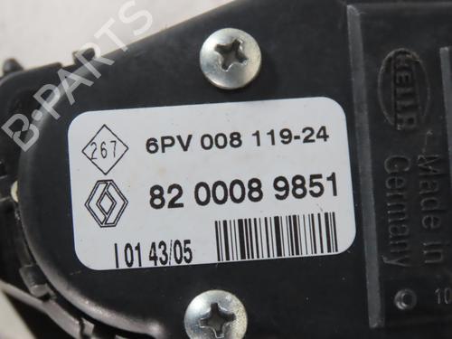 Pedal RENAULT CLIO II (BB_, CB_) 1.2 16V (BB05, BB0W, BB11, BB27, BB2T, BB2U, BB2V, CB05,... (75 hp) 29601429