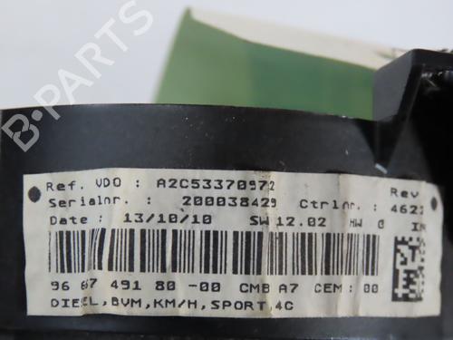 Used Instrument cluster Instrument cluster PEUGEOT 207 (WA_, WC_) 1.6 HDi (92 hp) 33808616 33808616