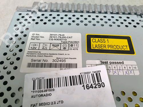 Radio FIAT SEDICI (189_) 2.0 D Multijet 4x4 | BP9013049E6 