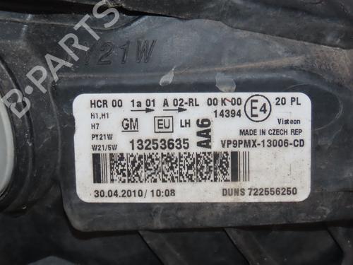 Left headlight OPEL MERIVA B MPV (S10) 1.7 CDTI (75) | BP38226817C28 - Image 4
